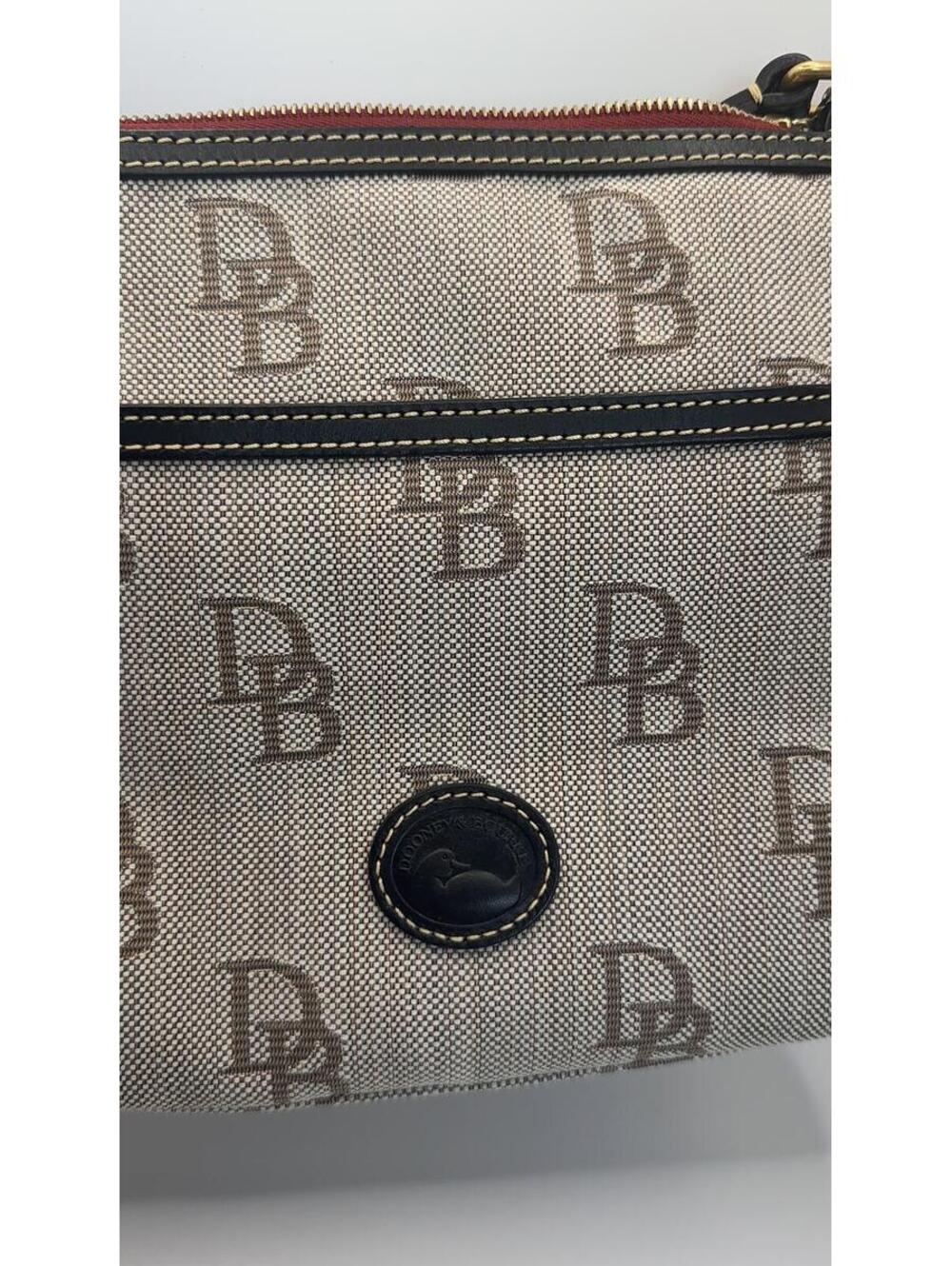 Dooney & Bourke Signature Logo Monogram Canvas Crossbody Bag NWOT - Picture 2 of 8